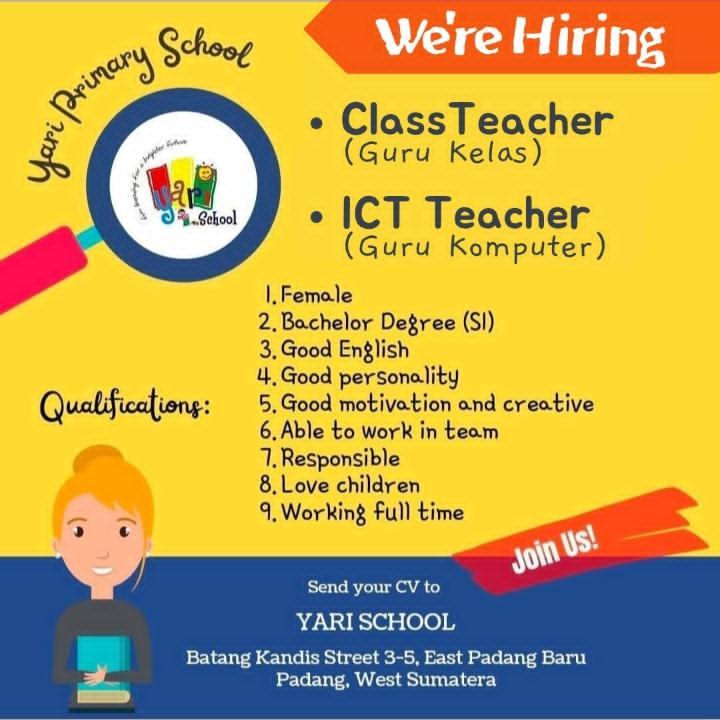 Homeroom Teacher and ICT Teacher – SD Yari School