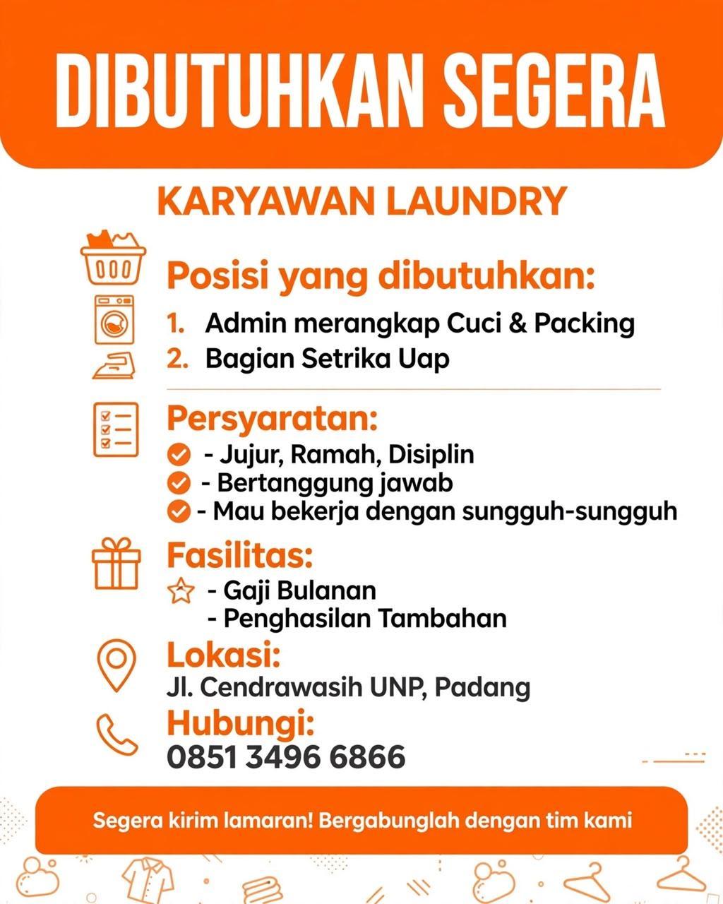 Karyawan Laundry 
