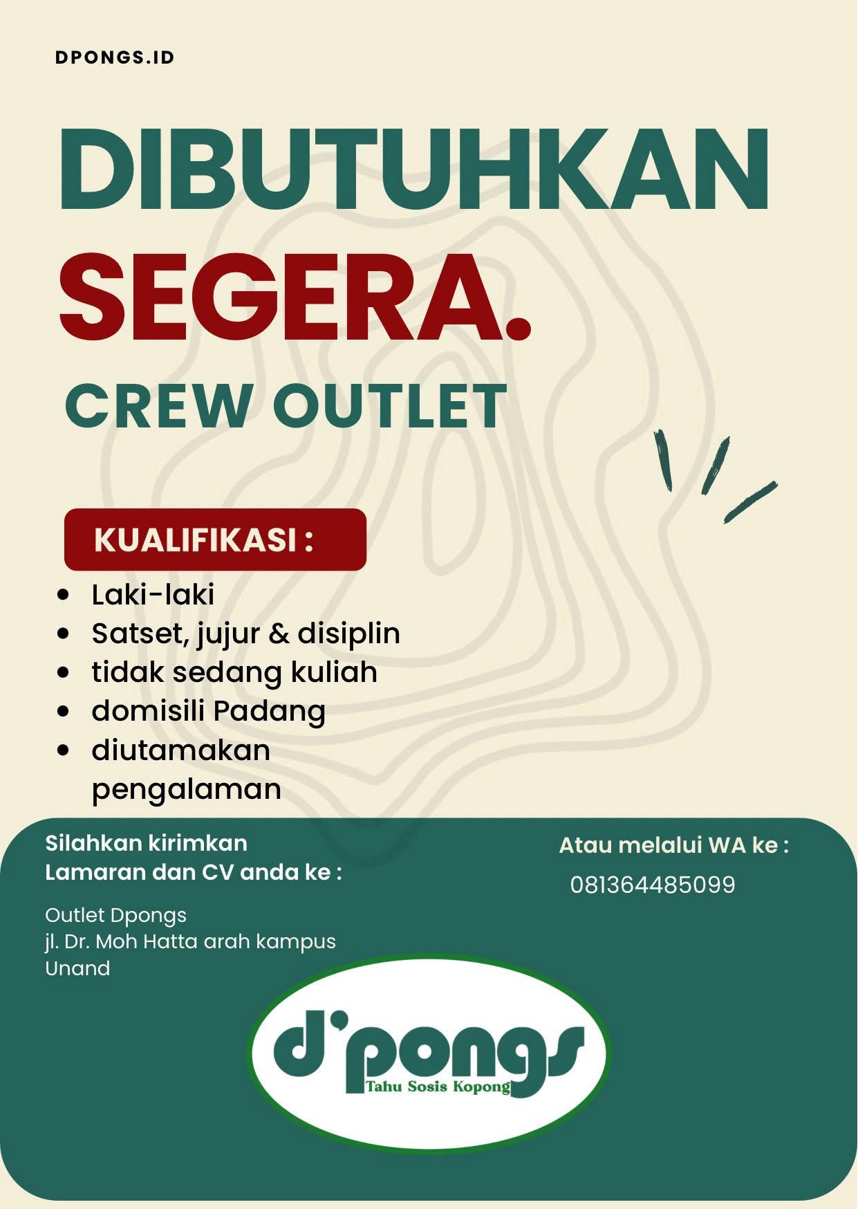 Crew Outlet – Dpongs.id