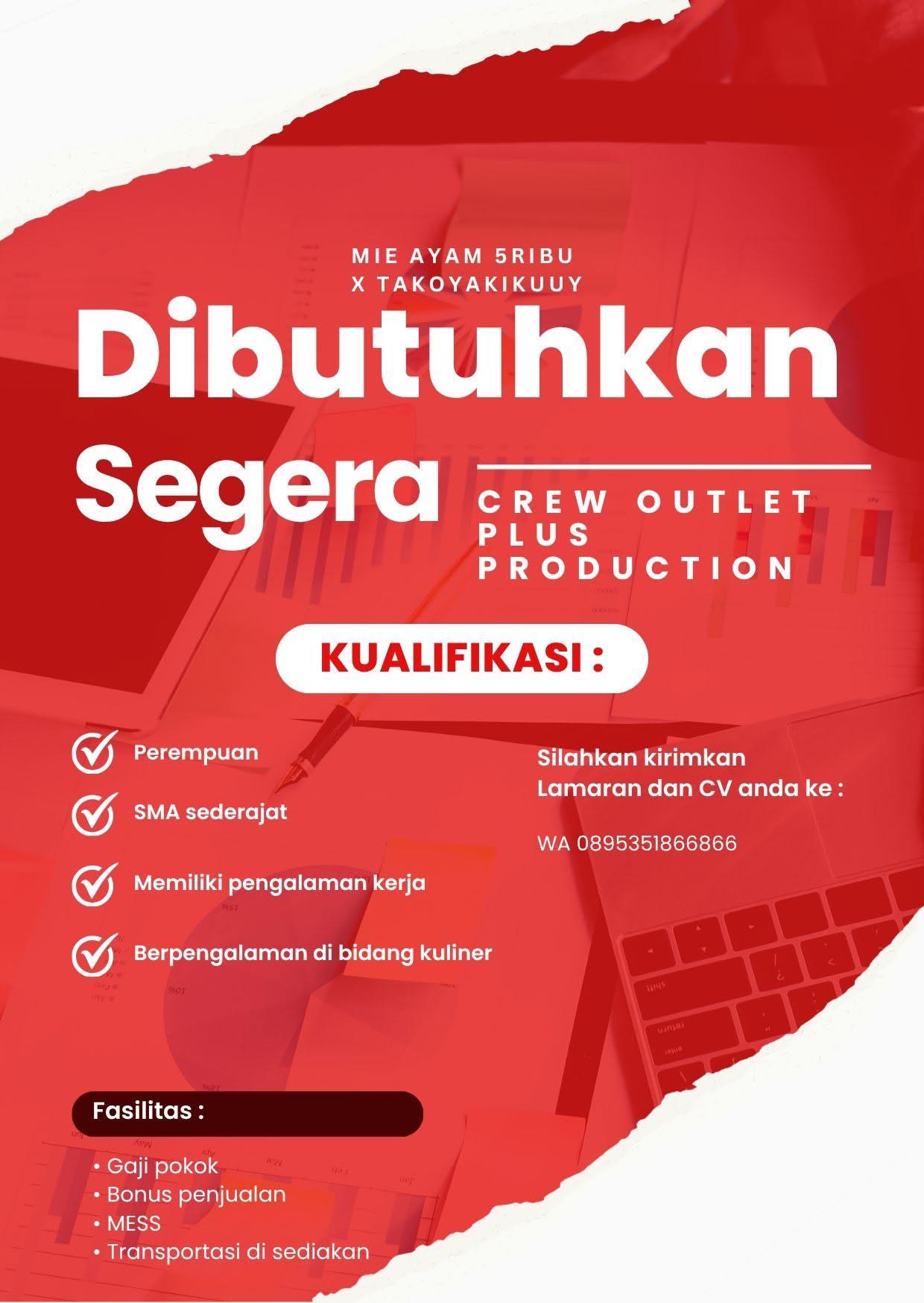 Crew Outlet plus Production – Mie Ayam 5k