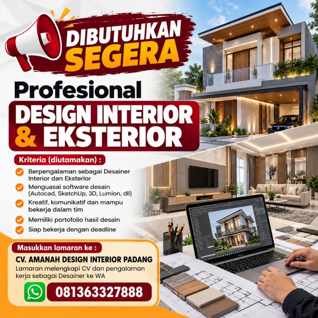 Professional Design Interior & Eksterior – Amanah Furniture