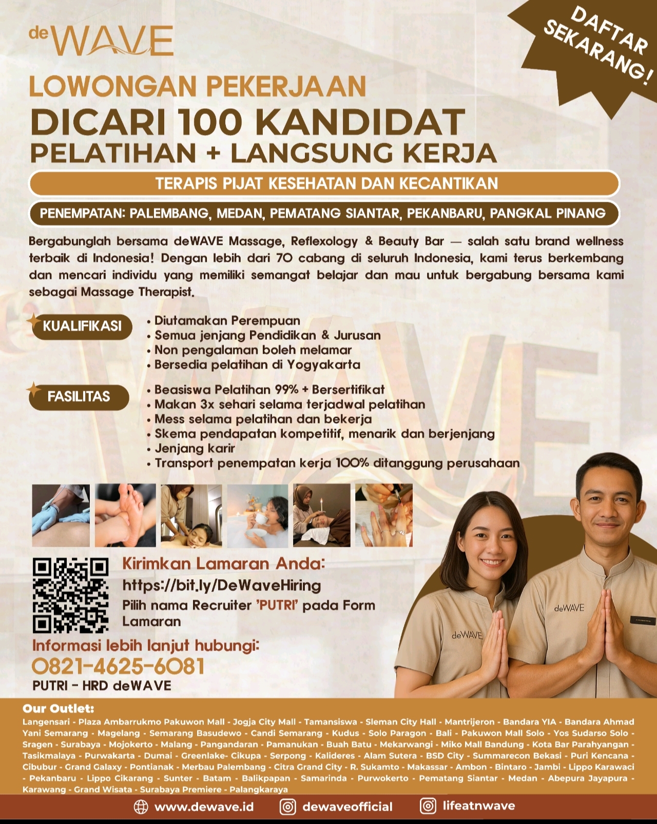 Terapis Kesehatan dan Kecantikan – deWAVE