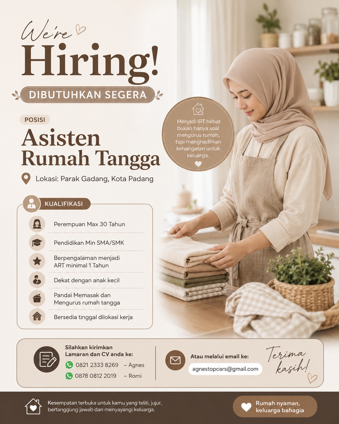 ASISTEN RUMAH TANGGA (ART)