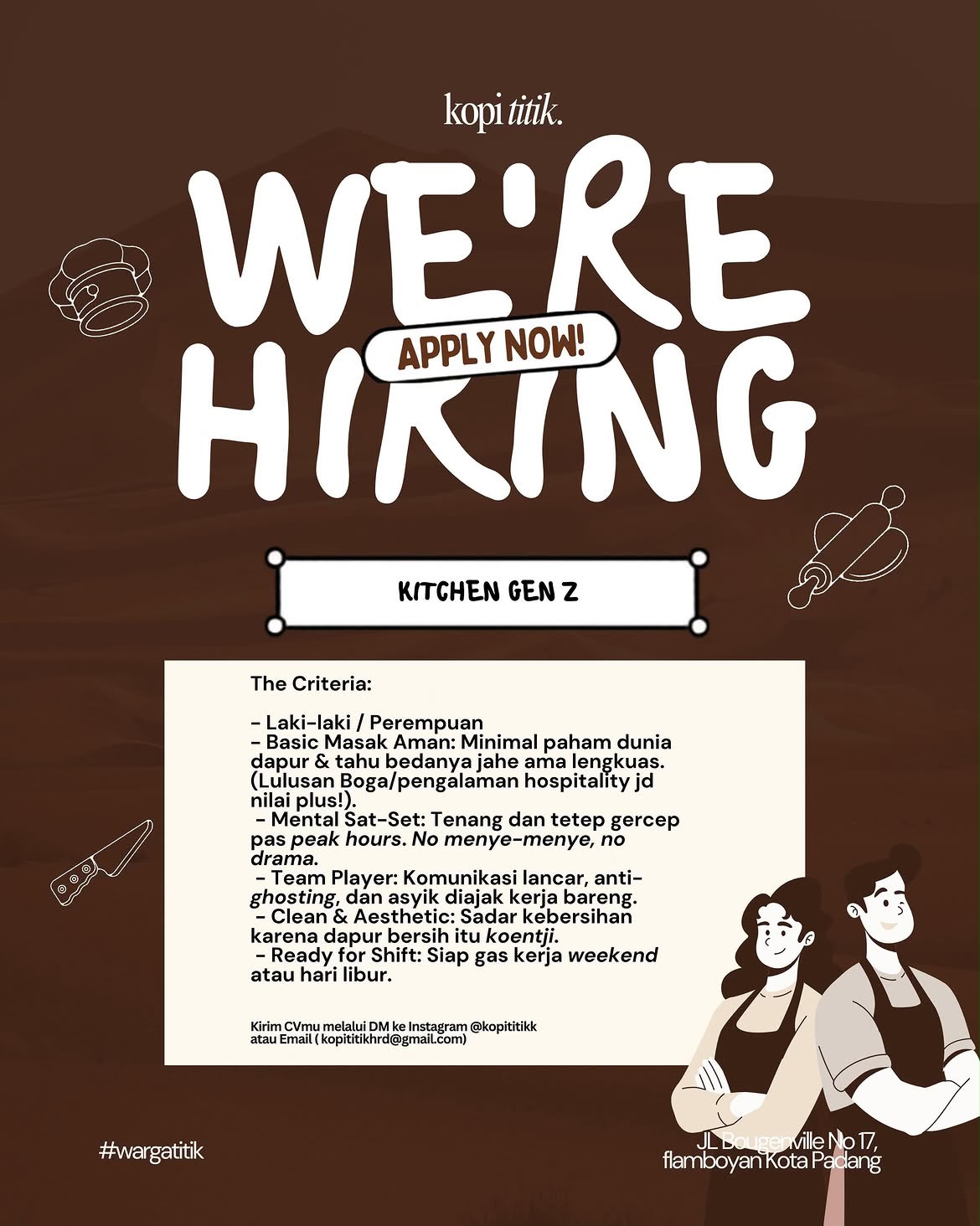 Kitchen Crew – Kopi Titik