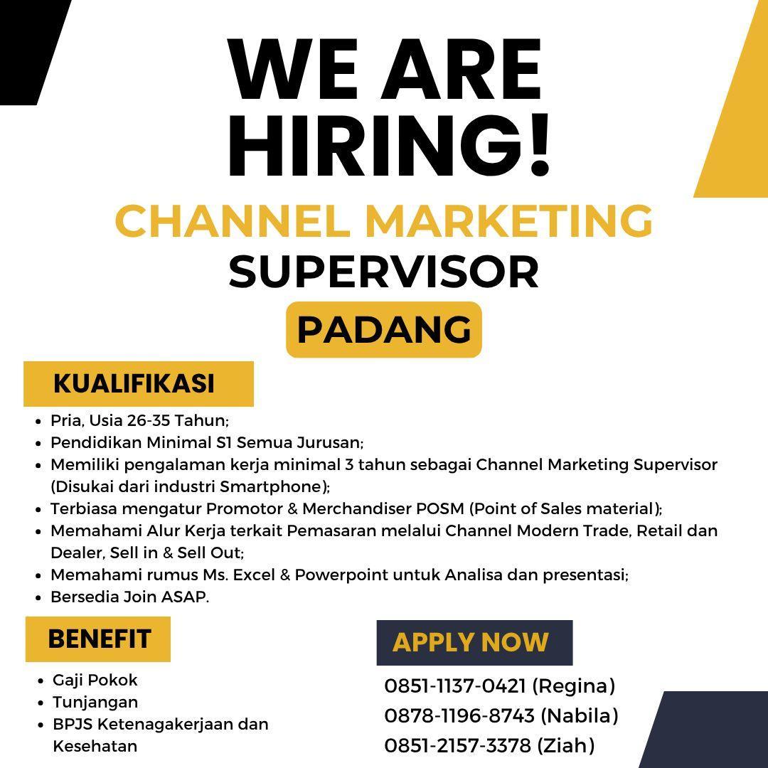 SALES EXECUTIVE – SALES EXECUTIVE – PADANG (SOLOK)