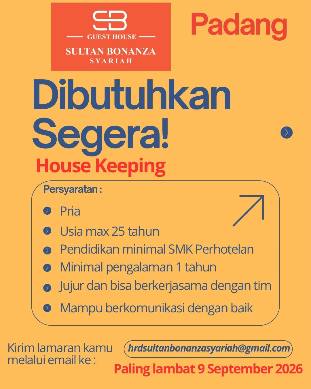 Housekeeping – sultanbonanzasyariah