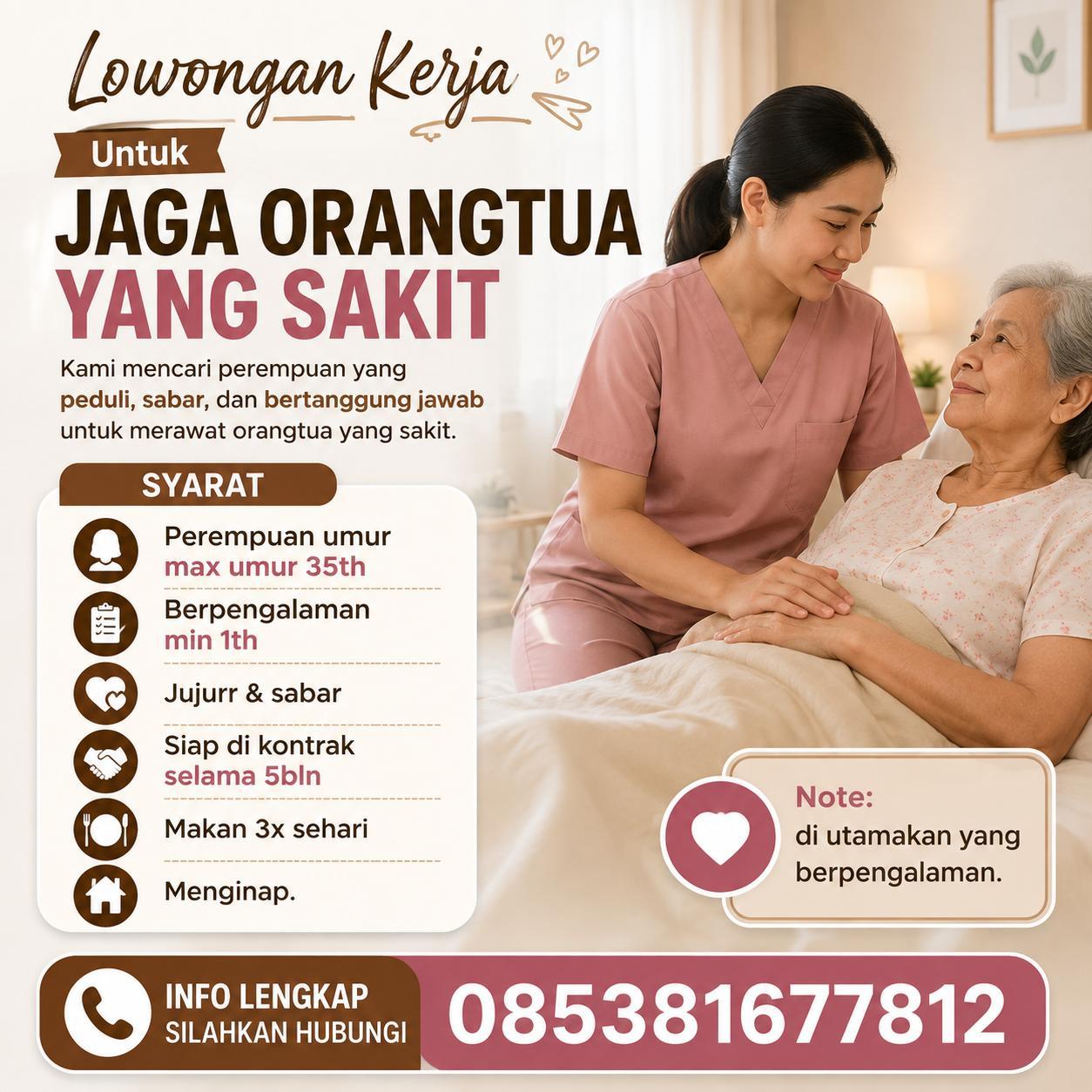Jaga Orangtua yang Sakit