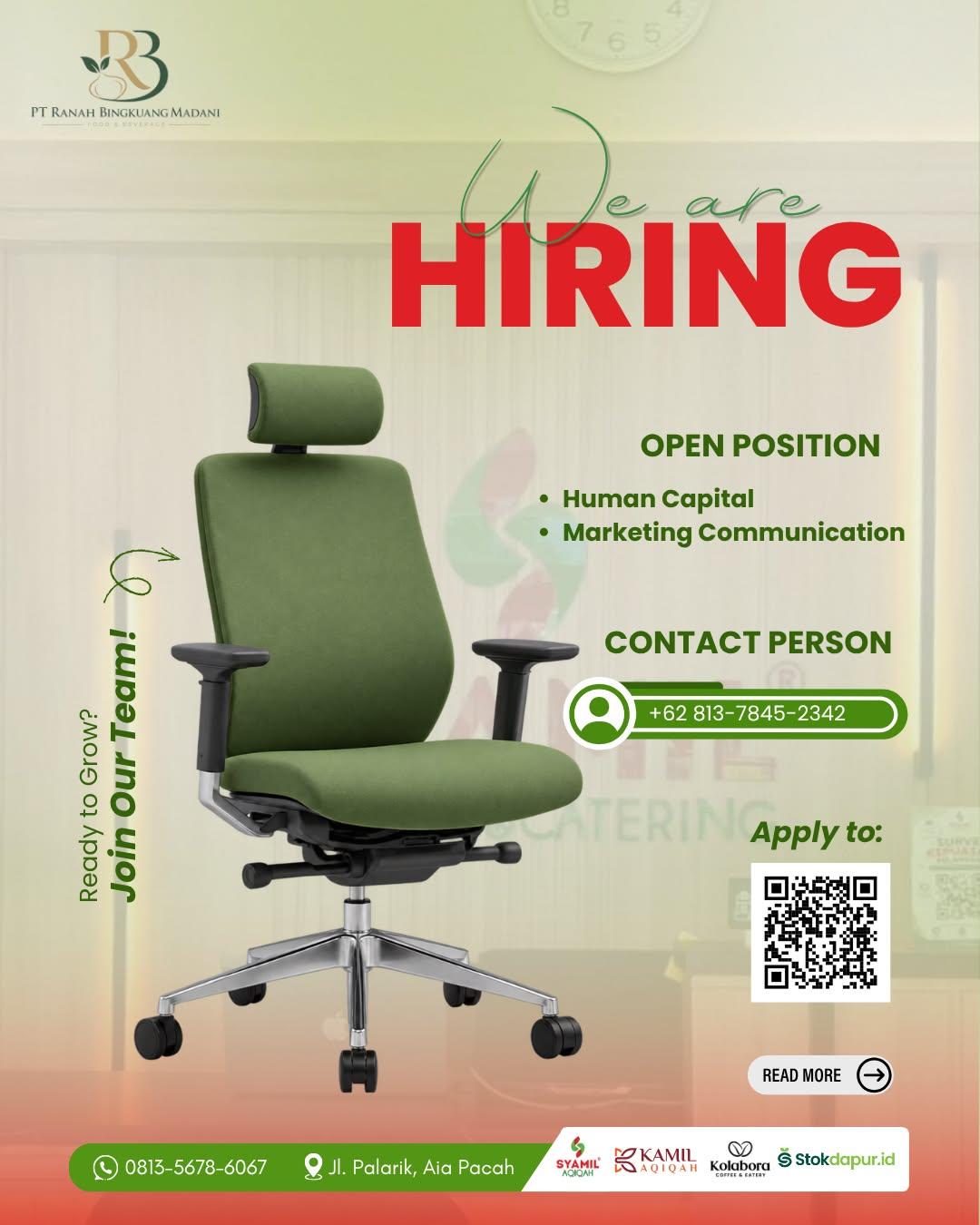 Human Capital – Marketing Communication – PT Ranah Bingkuang Madani