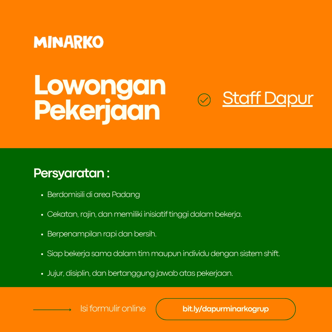 Staff Dapur – Minarko