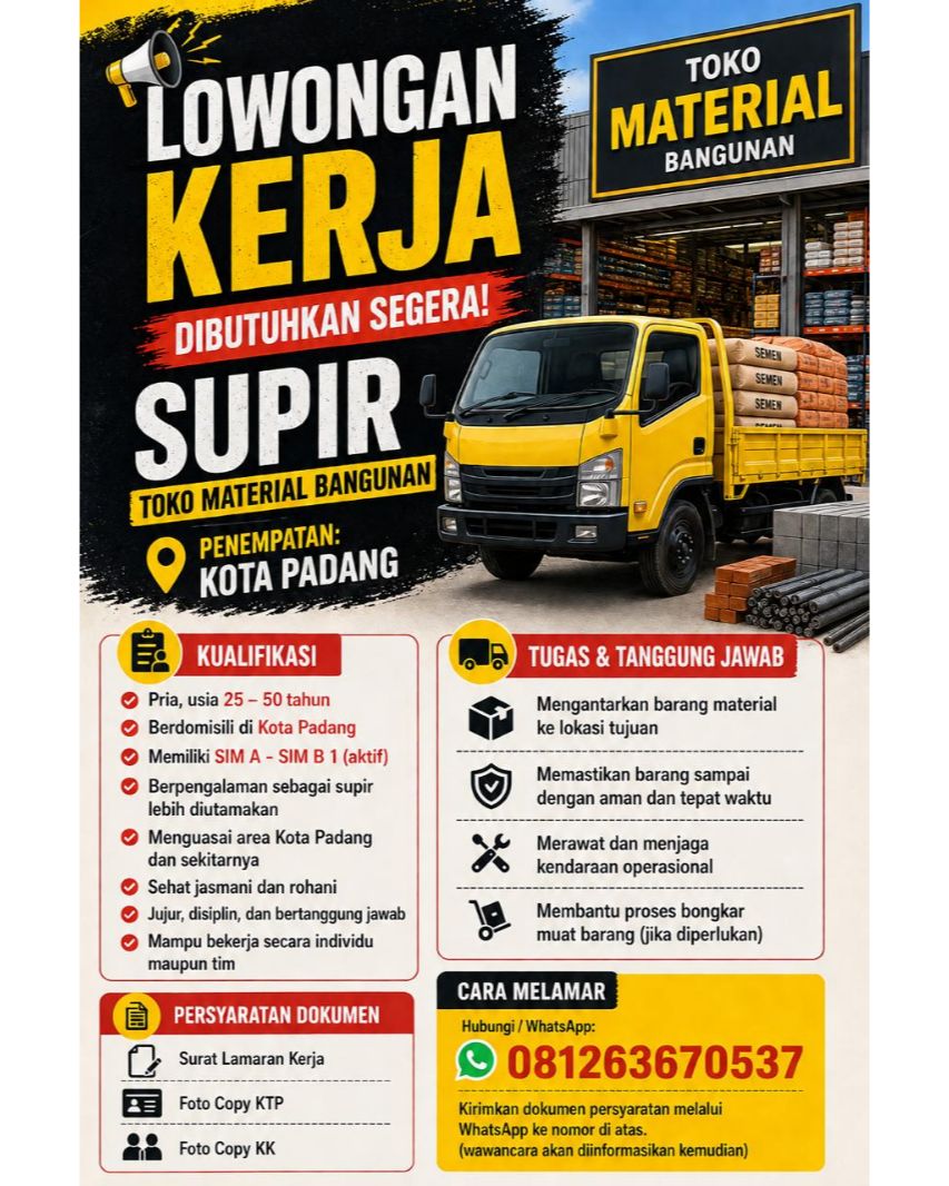 Supir – Toko Material Bangunan