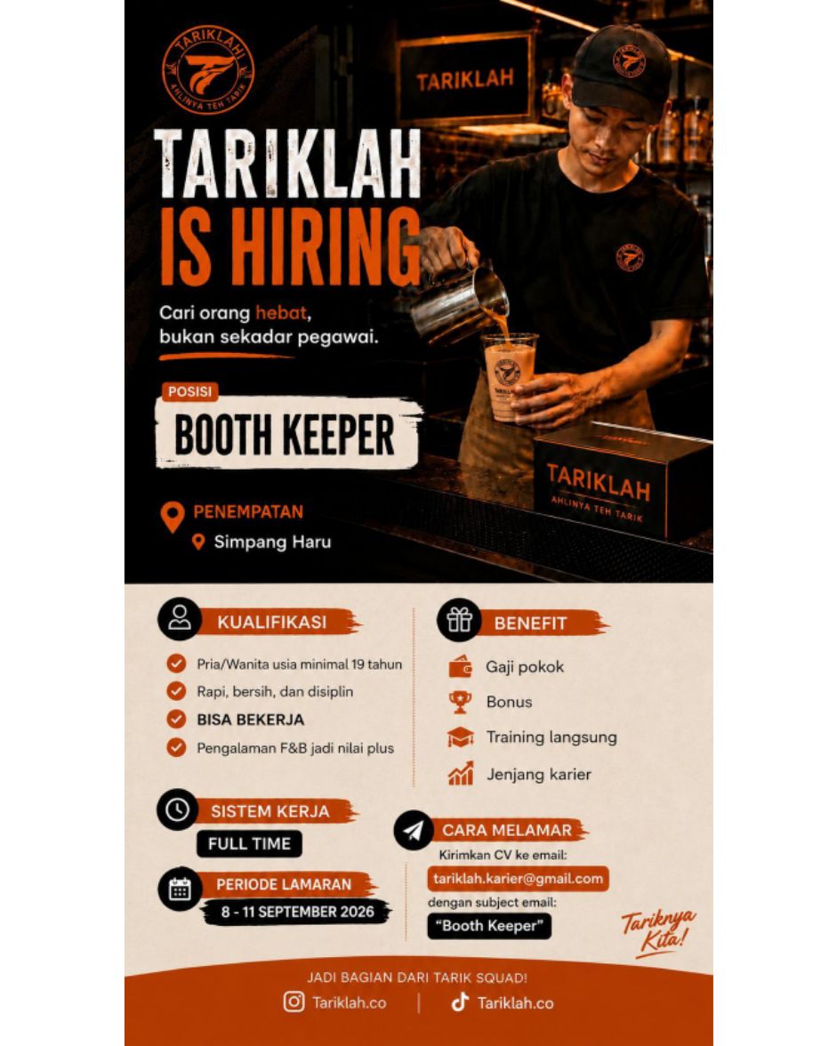 Booth Keeper – tariklah.co