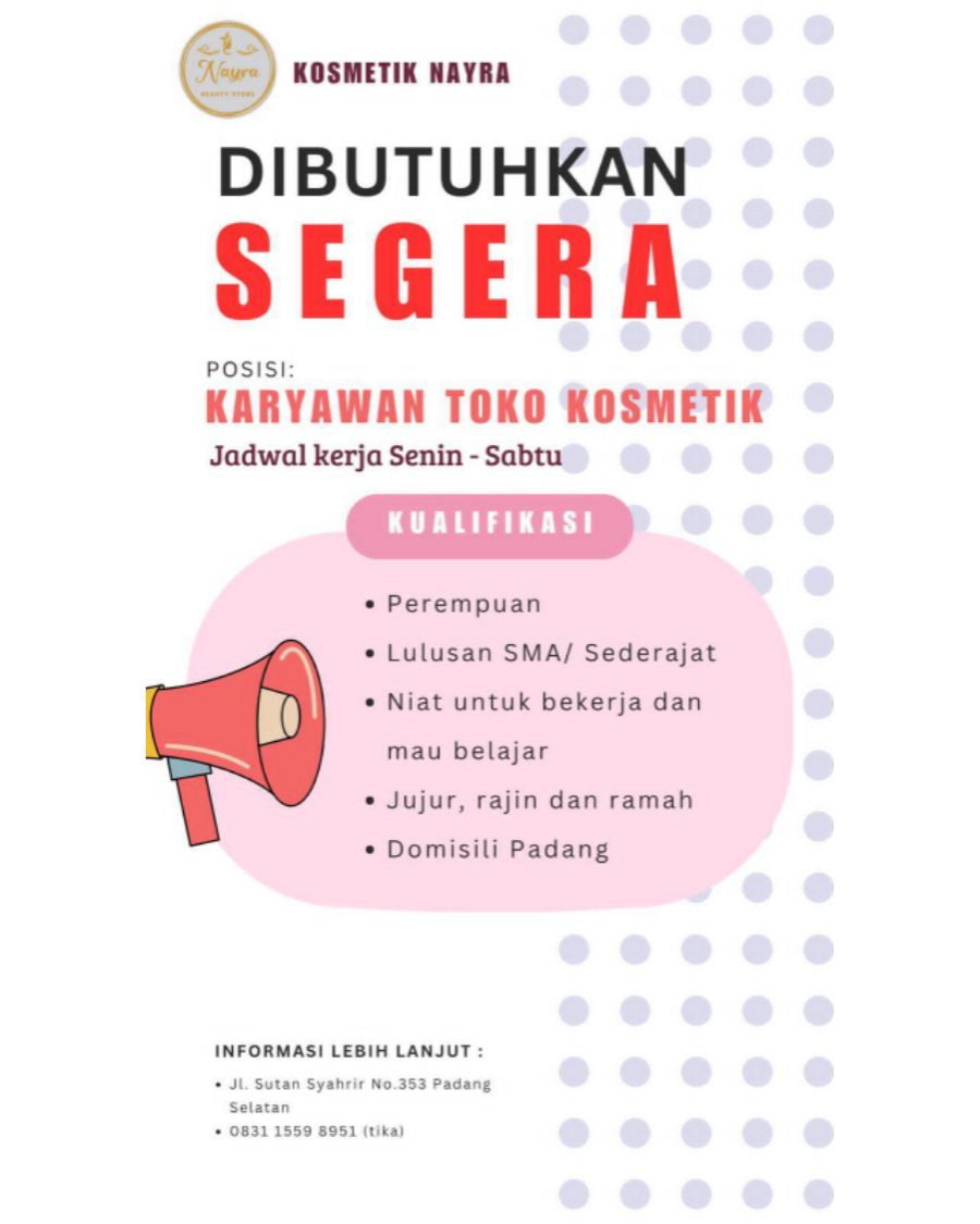 Karyawan Toko Kosmetik – nayra_toko_kecantikan