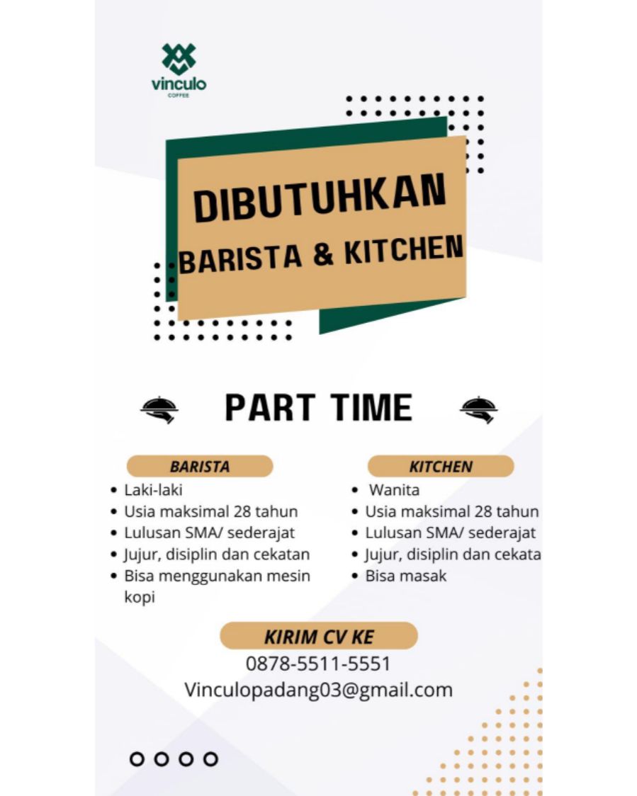 Barista & Kitchen – Vinculo Coffee