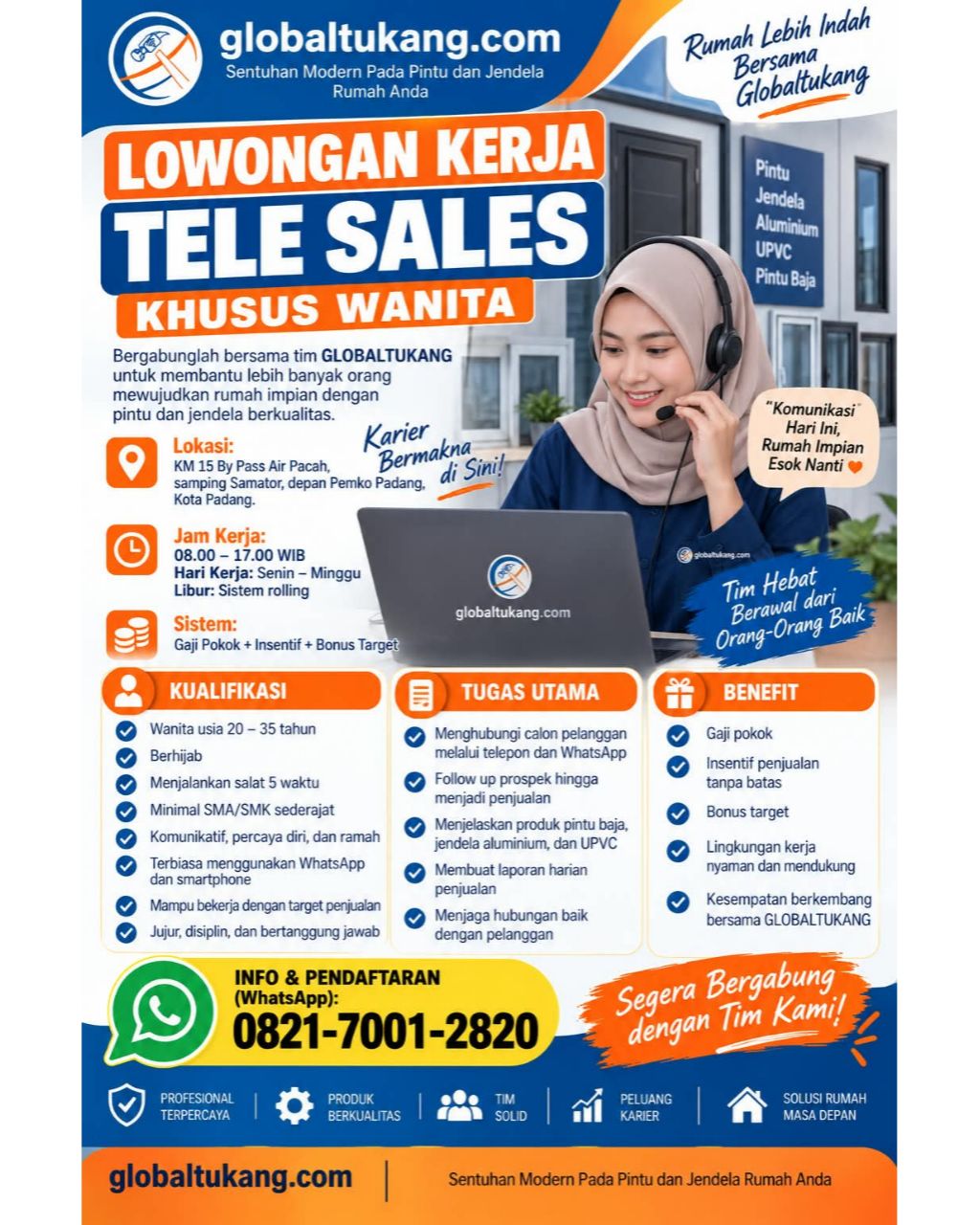 Tele Sales – Global Tukang