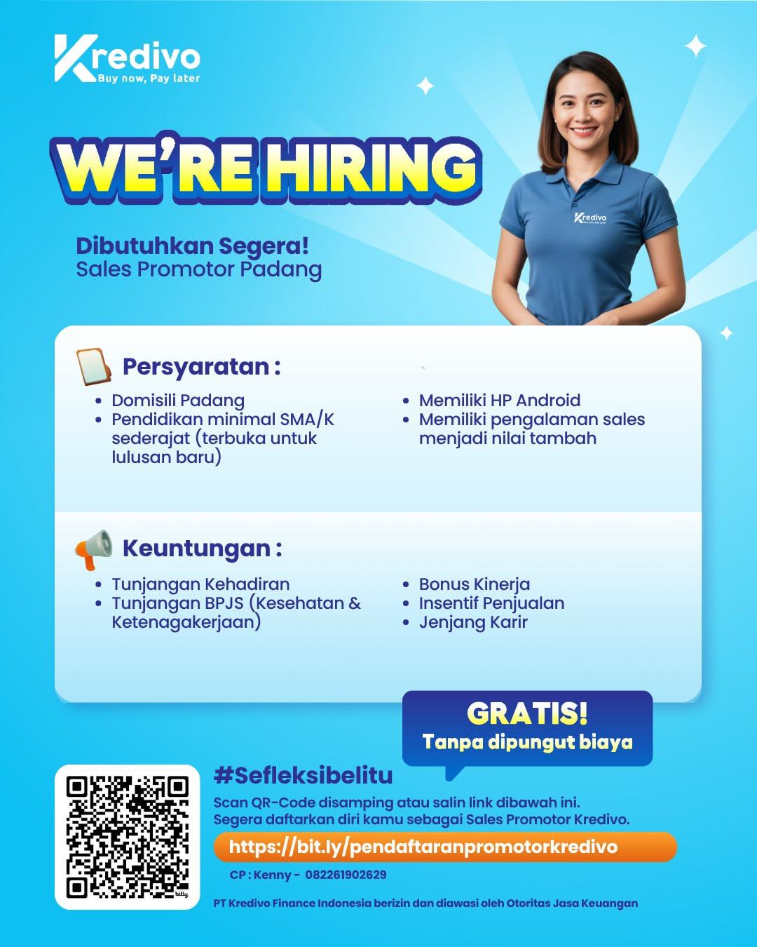SALES PROMOTOR – KREDIVO