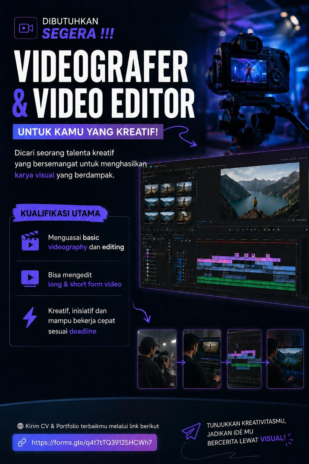 VIDEOGRAFER & VIDEO EDITOR
