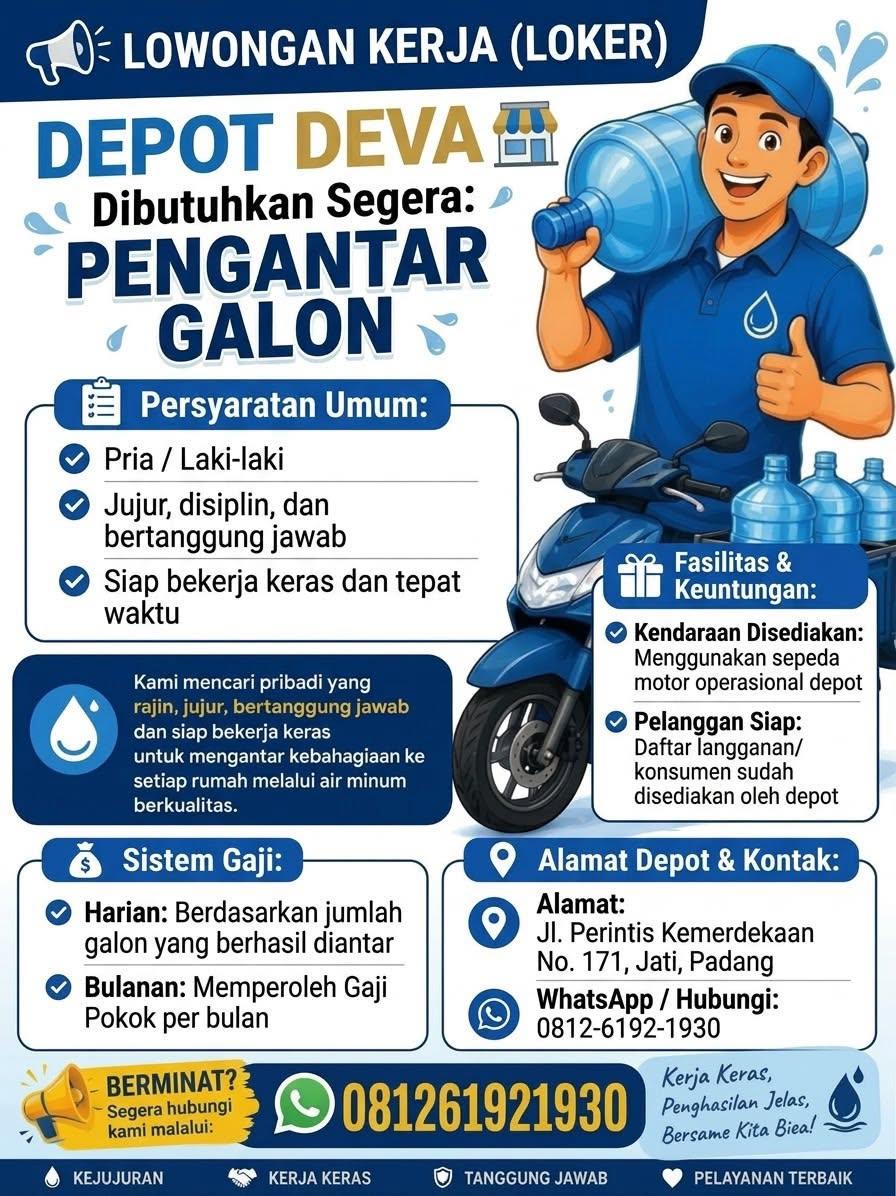 Pengantar Galon – Depot Deva